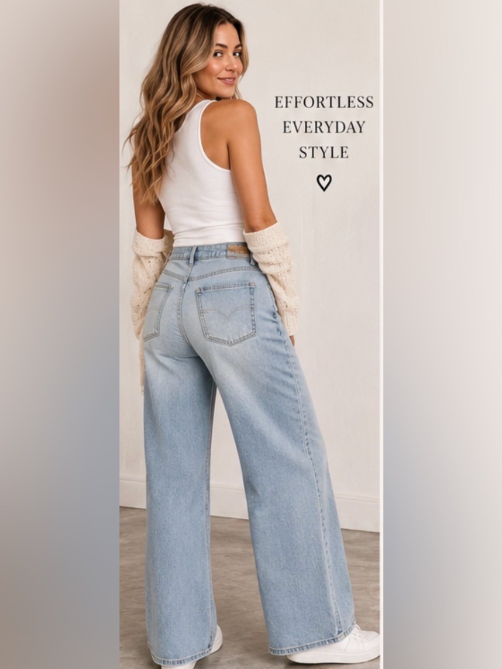 Old Navy Wow Wide Leg Jeans Blue Size 12